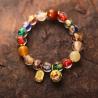 Buy cheap Bracelet For Women, Beaded Bracelet Opal Glaze Bracelets Fashionable Stretchable Bracelets Handmade Jewelry For Women from wholesalers
