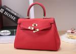 European Style Litchi Pattern Women ' S Satchel Shoulder Bag , Platinum Handbag