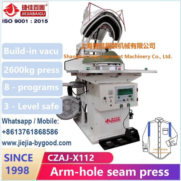 220V high pressure Arm Hole seam Sleeve Press Machine For Seam Sealing shirt