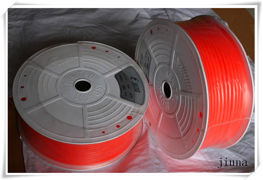 8mm diameter orange color PU Transmission Polyurethane Round Belting
