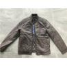 Buy cheap Warmth Mens PU Jacket Chocolate Color , Pleather Biker Jacket TW71195 from wholesalers