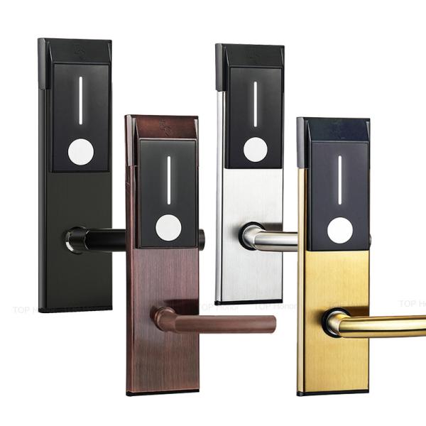 Buy cheap Computer Card Hotel Door Lock Smart Electronic Induction Lock Wooden Door Magnetic Card Lock from wholesalers