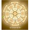 Buy cheap Modern Flower Graphic Design LED Lighting Ceiling Lamp Lights 138w 840*840*150MM from wholesalers