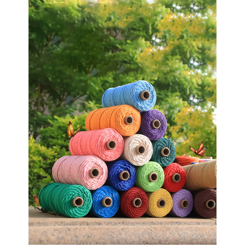 Lightweight Twisted Cotton Yarn Anti Static Multipurpose Durable