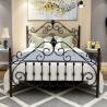 Buy cheap Simple Double Metal Platform Bed Headboard Iron Frame For Modern Bedrooms from wholesalers