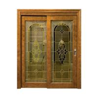 Buy cheap GMC Exterior Glass Wood Sliding Door 6 Layers Painting Water Proof product