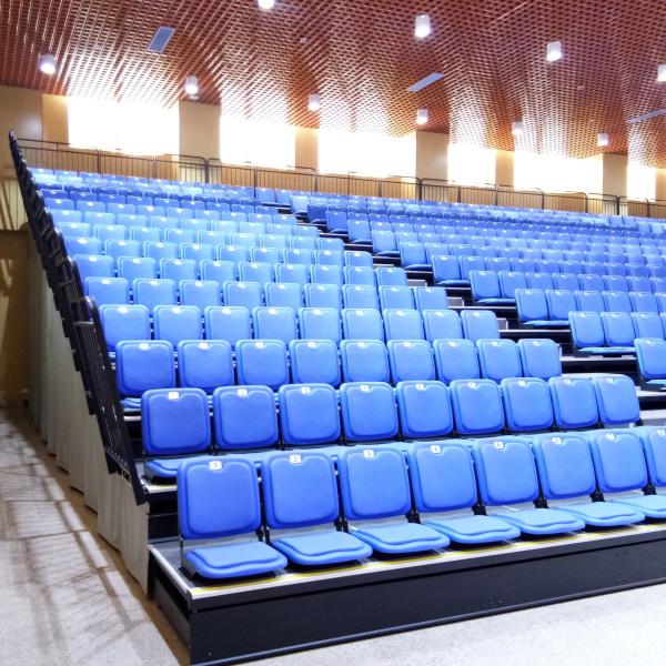 Buy cheap Modern Retractable Bleacher Seating , Telescopic Seating System For School Theater from wholesalers