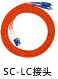 LSZH PVC Jacket LC SC Patch Cord OM2 Duplex Multimode 0.9mm / 2.0mm / 3.0mm Diameter