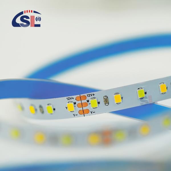 Buy cheap 120leds CCT Led Strip Light 2700k-6500k 5/10M/Roll 12/24V DC Input Voltage DC 24V from wholesalers