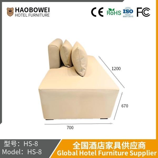 Buy cheap Italian Minimalism Laurence Leather Sofa Portfolio Villa Living Room Luxury Large Flat Row First Floor Leather Sofa from wholesalers