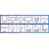 Buy cheap 5MM Celtic Knot Beveled Glass Clusters Sandblasting For Windows Decoration Extraordinary from wholesalers
