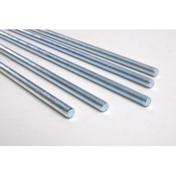 All Threaded Rod DIN975 M20 Class 4.8 Zinc Plated Carbon Steel 1m