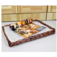 Buy cheap 2016 wicker tray wicker pallet wicker storage tray square shape product