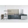 Buy cheap 18mm Wood Island Kitchen Cabinets With Painted Island And Cultery Drawer SGS from wholesalers