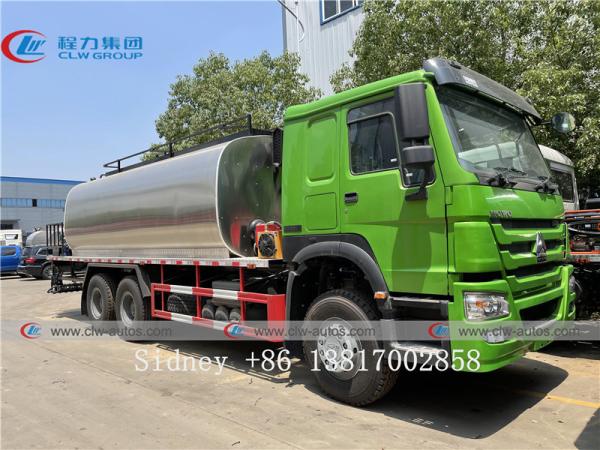 Buy cheap HOWO 6x4 Q304-2B Stainless Steel Asphalt Paving Truck from wholesalers
