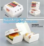 Custom 100% food grade burger box with logo,Food grade good quality cardboard