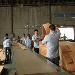 Europe Natural Figured Sycamore Wood Veneer Flat Cut Crown Cut Thickness 0.5mm