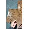 Buy cheap Aluminum Decorative Perforated Sheet Metal Black Green Golden Color For Ceiling from wholesalers
