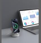Customized Logo 3In1 Folding Wireless Charging Stand With OCP Protection