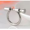 Buy cheap Stainless Steel Fashion Jewelry Dumbbell Shaped Finger Ring for Women Silver Golden Color Open Finger Rings from wholesalers