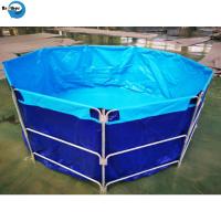 Buy cheap Large water storage equipment PVC material Flexible Frame water Tank product