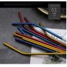 Buy cheap Environmentally Friendly Reusable Stainless Steel Straws With Polishing Surface from wholesalers
