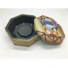 Buy cheap Full 3D Embossed Octagon Custom Candy Tins / Metal Tin Box With Food Grade Tray from wholesalers
