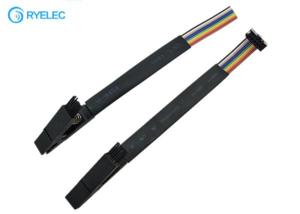 Buy cheap Custom 2.54mm Pitch IDC (2x5) 10p To SOIC16 Connector Short Flat Rainbow Ribbon Cable from wholesalers