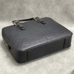 Authentic Real True Ostrich Skin Businessmen Briefcase Laptop Purse Bag Genuine
