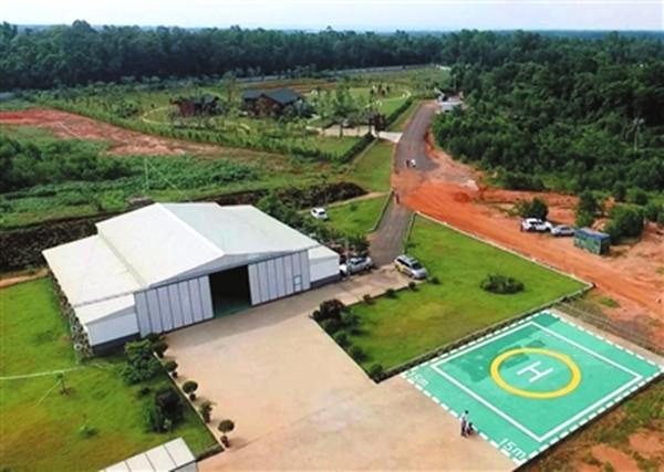 Buy cheap Steel Structure Helicopter Hangar Construction Steel Frame Structure Maintenance Workshop from wholesalers