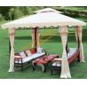 Buy cheap Outdoor Leisure Powder coated Steel Garden Gazebo Canopy Garden Pavilion from wholesalers
