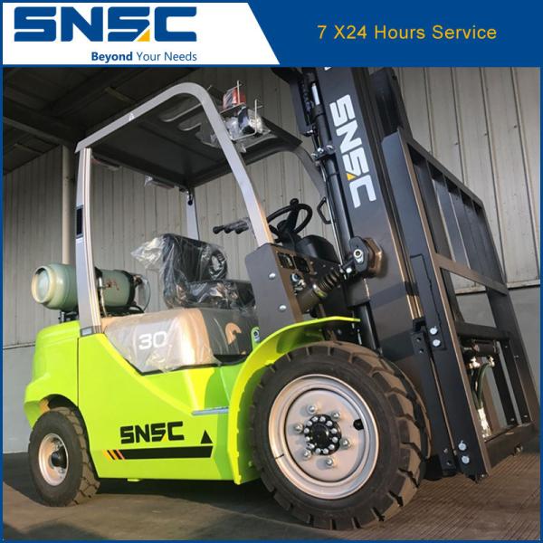 3000kg LPG Gas Forklift with Japan Nissan Engine and Hydraulic Transmission