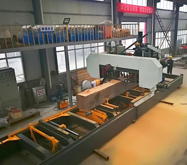 Buy cheap Large Diameter Log Cutting Used Heavy Duty Saw Hydraulic Horizontal Wood Band Sawmill Price from wholesalers