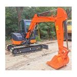 Affordable Second-hand HITACHI ZX50U Mini Crawler Excavator with Original Parts