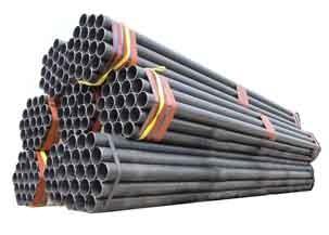 Buy cheap Q345 Sch40 Black Round 0.6mm Erw Carbon Steel Pipe from wholesalers
