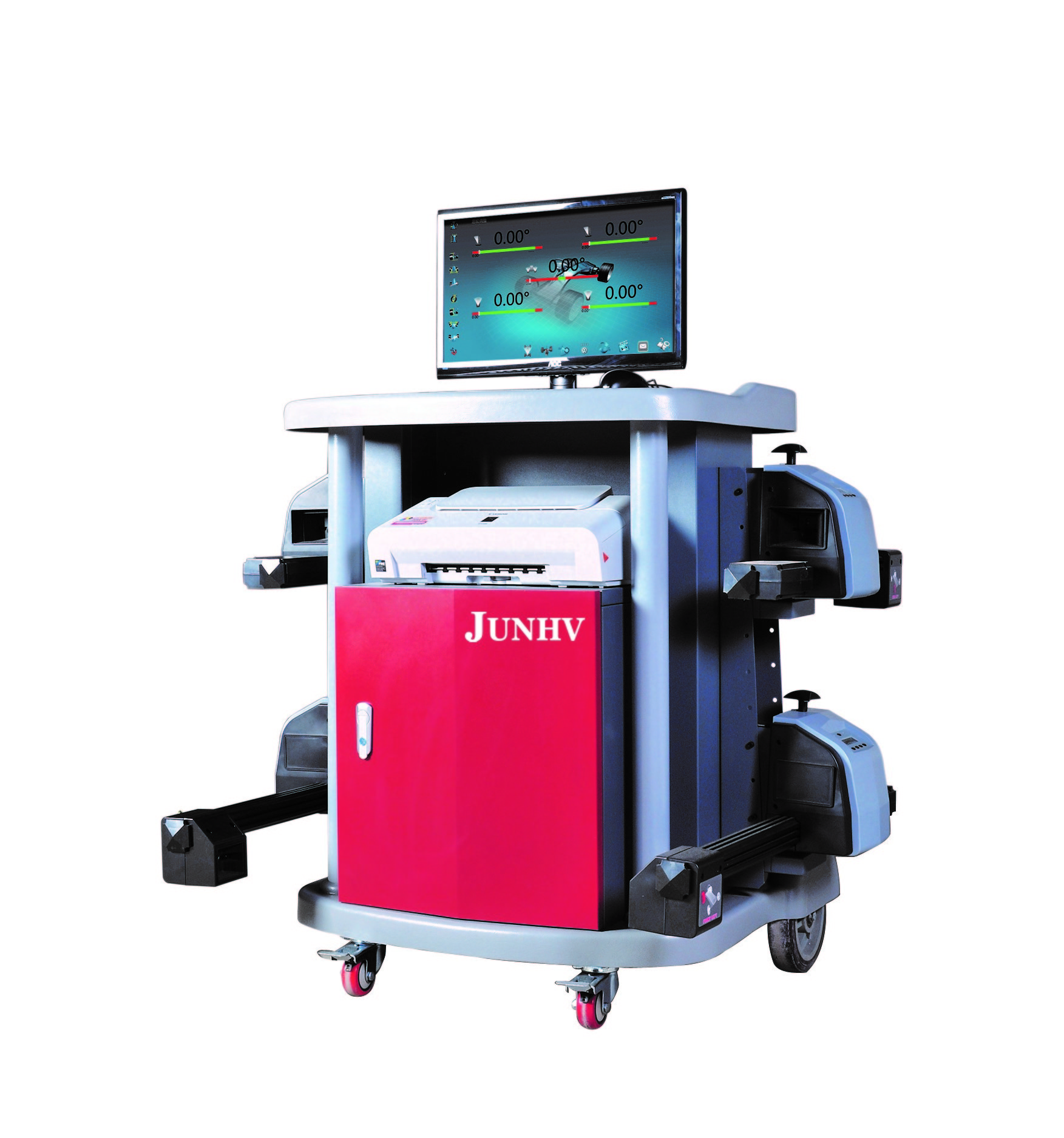Durable CCD Wheel Alignment Easy Operation 220v With 4pcs Sensor Heads