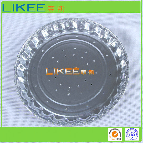 Customized Logo Round Aluminium Foil Container For Food Aluminum Trays