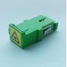 Buy cheap Dust shutter Fiber Optic Adapter , green hat optical fiber adapter from wholesalers