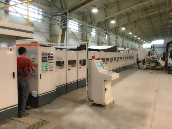 Buy cheap 50Hz Corrugated Paperboard Production Line , Fully Automatic Corrugated Box Making Machine from wholesalers