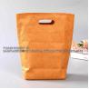 Buy cheap Tyvek DuPont Paper Vintage Kraft Paper Outgoing Shopping Handbag Printed LOGO Waterproof One Shoulder Bag from wholesalers