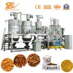 Dry Method Cat Dog Pet Food Processing Line / Food Pellet Making Machine