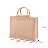 Buy cheap Natural Handmade Jute Bags Tote Eco Friendly Hessian Shopping Bags from wholesalers