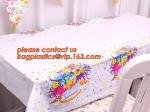 cartoon theme party for kids happy birthday party tableware, Festival Pink