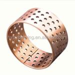 High Load Wrapped Bronze Bearings With Flange Holes Through