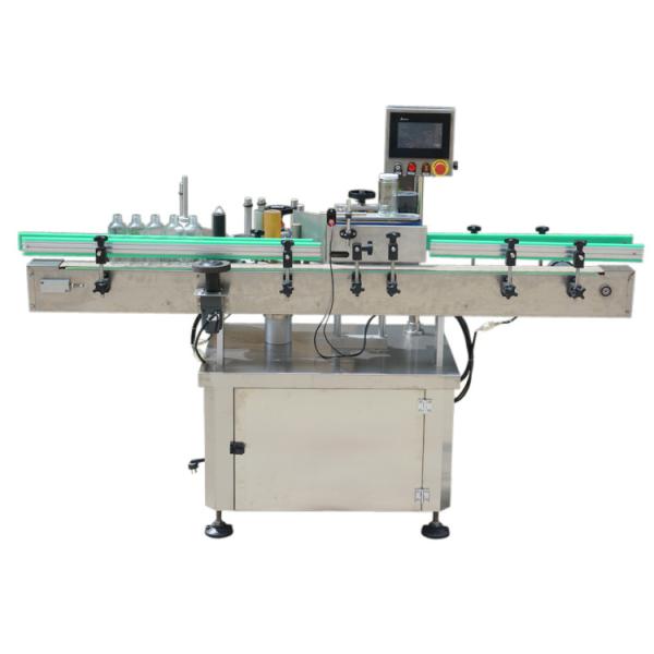 Buy cheap 700KW Automatic Round Bottle Labeling Machine Front And Back Type from wholesalers