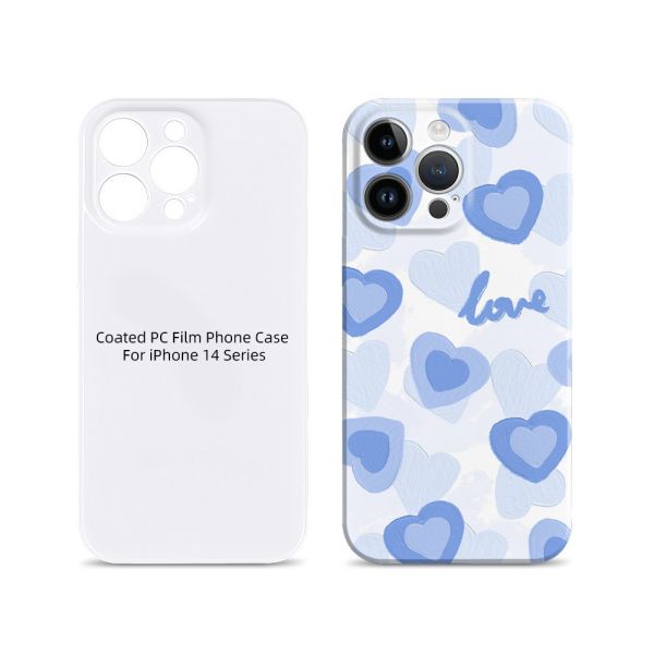 White 3D Sublimation Thin Phone Case For IPhone 14 15 16 Pro Plus DIY Phone Cases