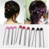 Buy cheap Bridal pearl tiara dish made hairpin U-clip pearl hair accessories fork from wholesalers