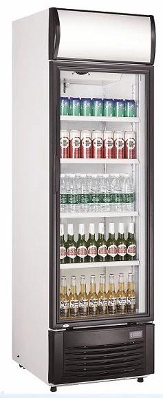 Buy cheap Commercial Upright Beverage Cooler Refrigerator With High Efficiency EC Fans,350L No Frost Beverage Showcase from wholesalers