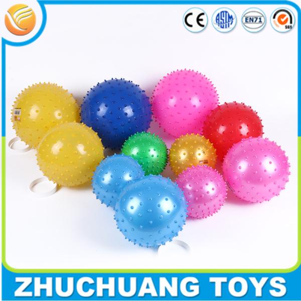 Buy cheap 10cm custom logo print inflatable spiky massage ball toys for kid from wholesalers