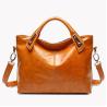 Buy cheap Single Shoulder Retro Oil Wax Leather Womens Tote from wholesalers